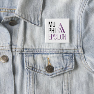 Badge Carré 5 Cm Logo de Mu Phi Epsilon