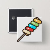 Badge Carré 5 Cm lollipop (Devant & derrière)