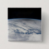 Badge Carré 5 Cm L'Ombre De La Lune S'Étend Sur Le Pacifique Nord.  (Devant)