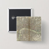 Badge Carré 5 Cm Londres (Devant & derrière)