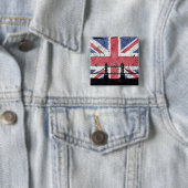 Badge Carré 5 Cm Londres (En situation)