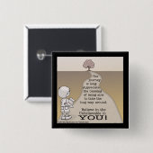 Badge Carré 5 Cm Long trajet (Devant & derrière)