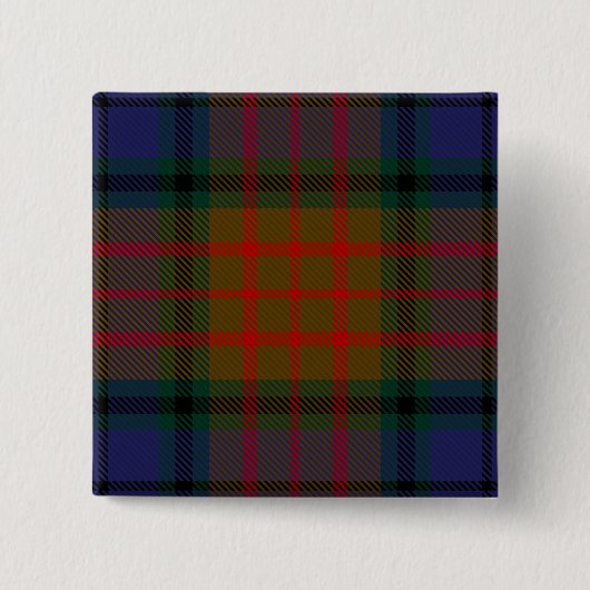 Badge Carré 5 Cm Longford County Irish Tartan (Devant)