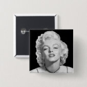 Badge Carré 5 Cm Look Of Love 2 (Devant & derrière)