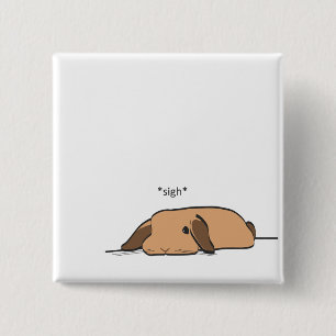 BADGE CARRÉ 5 CM LOP DE SOUPIR