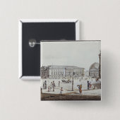Badge Carré 5 Cm L'Opernplatz, Berlin (Devant & derrière)