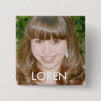 Badge Carré 5 Cm Loren