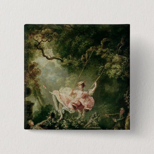 Badge Carré 5 Cm L'oscillation (Devant)