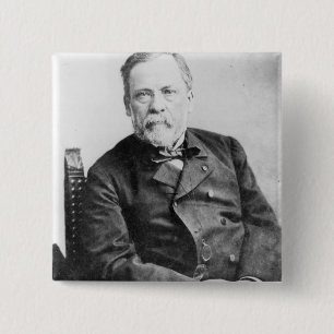 Badge Carré 5 Cm Louis Pasteur