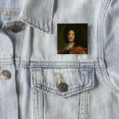 Badge Carré 5 Cm Louis XIV (En situation)