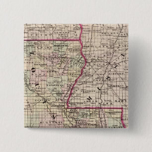 Badge Carré 5 Cm Louisiane