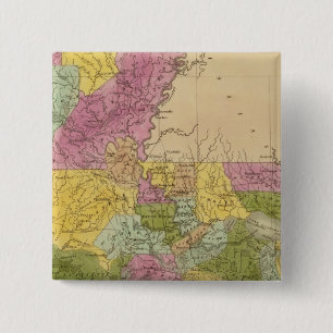 Badge Carré 5 Cm Louisiane 7