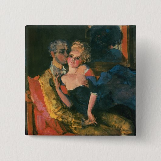 Badge Carré 5 Cm Love, 1910 (Devant)