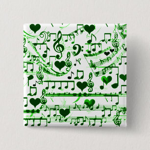 Badge Carré 5 Cm Love Jams_