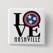 Badge Carré 5 Cm LOVE Nashville (Devant)
