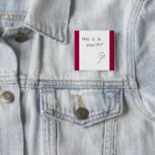 Badge Carré 5 Cm lucette (En situation)