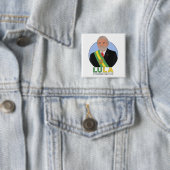 Badge Carré 5 Cm Lula Presidente (En situation)