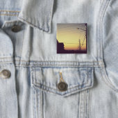 Badge Carré 5 Cm Lumière (En situation)