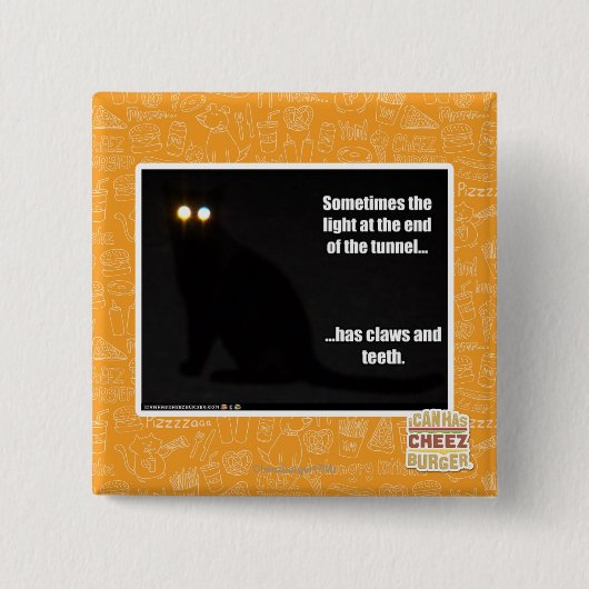 Badge Carré 5 Cm Lumière à l'extrémité du tunnel (Devant)