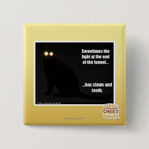 Badge Carré 5 Cm Lumière à l'extrémité du tunnel