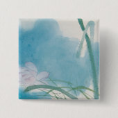 Badge Carré 5 Cm Lumière de matin (Devant)