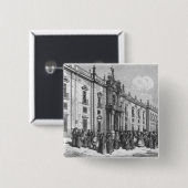 Badge Carré 5 Cm L'usine de tabac chez Séville (Devant & derrière)