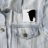 Badge Carré 5 Cm Lusitano (En situation)
