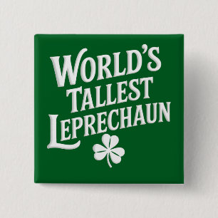 Badge Carré 5 Cm Lutrin le plus grand du monde de la Saint-Patrick 