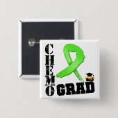 Badge Carré 5 Cm Lymphome Chemo Grad non Hodgkins (Devant & derrière)