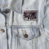 Badge Carré 5 Cm M. Edison, l'électricien éminent (En situation)