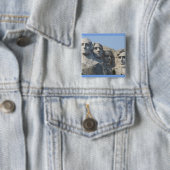 Badge Carré 5 Cm M. Rushmore (En situation)
