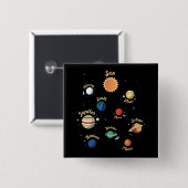 Badge Carré 5 Cm Ma fille en droit est mon enfant préféré (Devant & derrière)