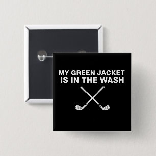 Badge Carré 5 Cm Ma veste est en machine Golf amatuer Master Golf