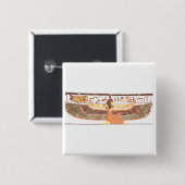 Badge Carré 5 Cm Maat-Nefertari (Devant & derrière)