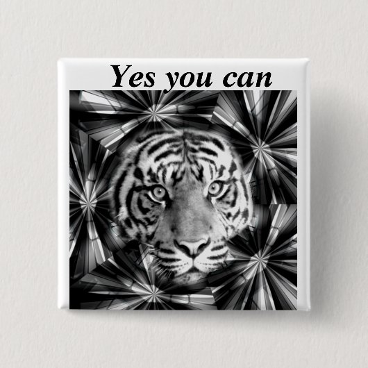 Badge Carré 5 Cm M'accepter_ (Devant)