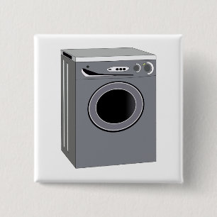 Badge Carré 5 Cm Machine à laver