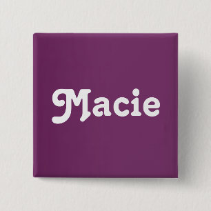 Badge Carré 5 Cm Macie du bouton