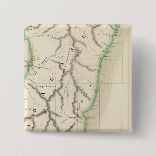 Badge Carré 5 Cm Madagascar Afrique 56