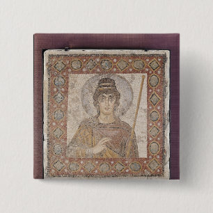 Badge Carré 5 Cm Madame de Carthage