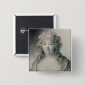 Badge Carré 5 Cm Madame de Stael 1810 (Devant & derrière)