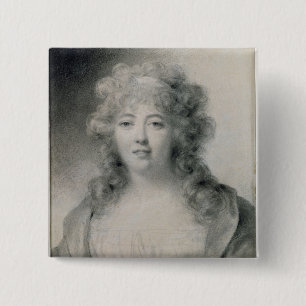 Badge Carré 5 Cm Madame de Stael 1810
