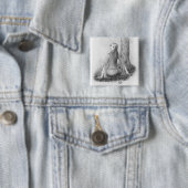 Badge Carré 5 Cm Madame d'Elf (En situation)