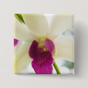Badge Carré 5 Cm Madame Orchid