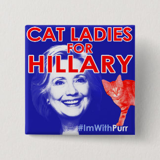 Badge Carré 5 Cm Madame Pride Button de chat d'ImWithPurr