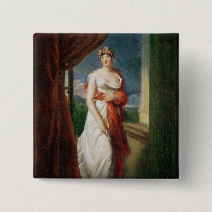 Badge Carré 5 Cm Madame Tallien