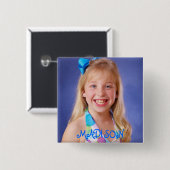 Badge Carré 5 Cm Madison Gerlach, MADISON (Devant & derrière)