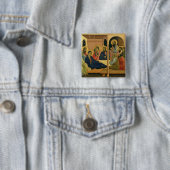 Badge Carré 5 Cm Maesta (En situation)