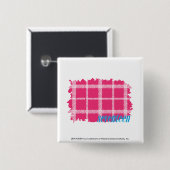 Badge Carré 5 Cm Magenta 4 de plaid (Devant & derrière)
