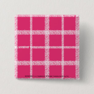 Badge Carré 5 Cm Magenta de plaid