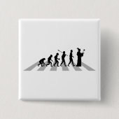 Badge Carré 5 Cm Magicien (Devant)